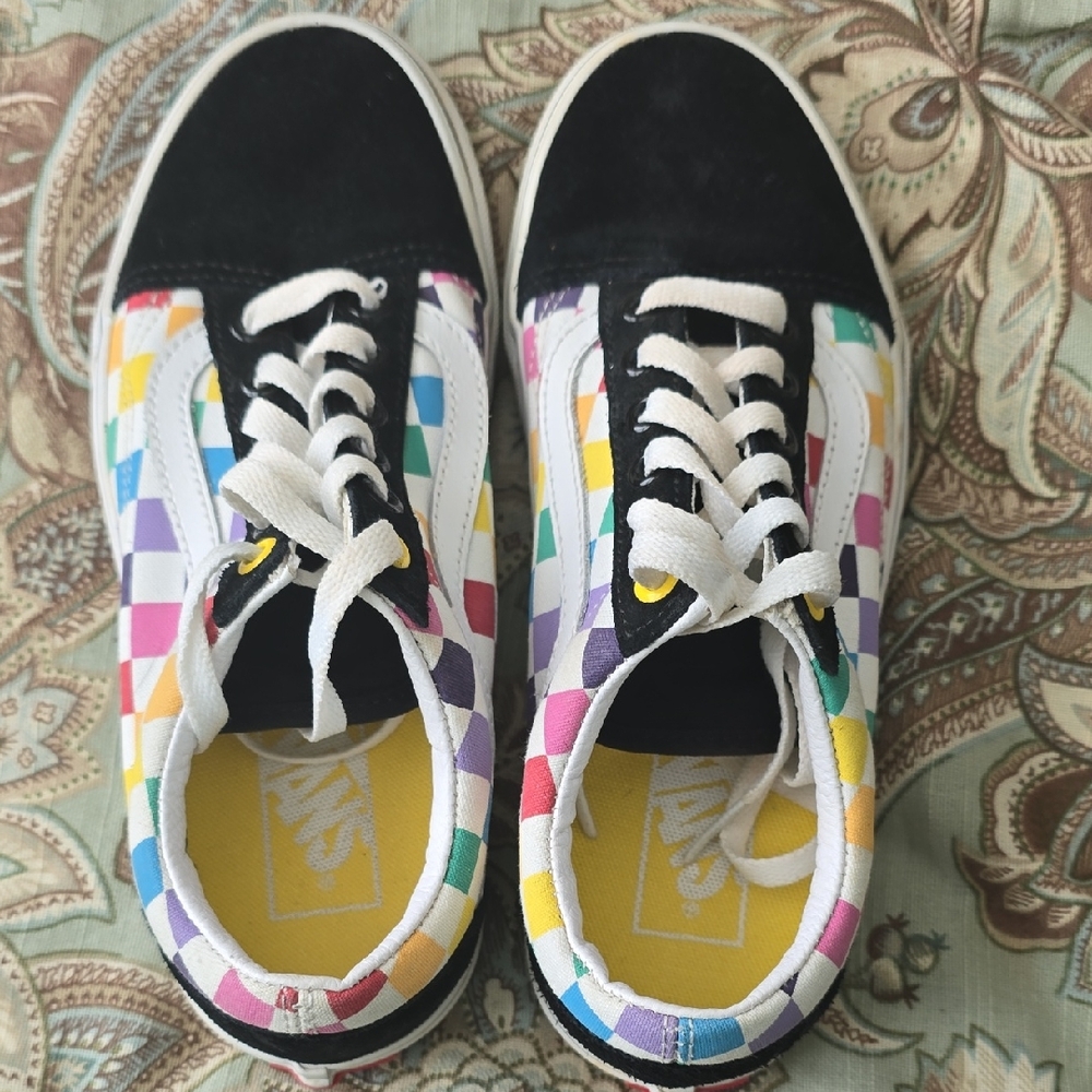 Vans Colorful Checkered Sneakers